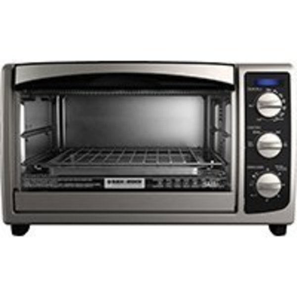 Black & Decker Black+Decker TO1675B Toaster Oven, Stainless Steel, Black TO1675B